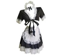 JasmyGirls Cosplay Lingerie Cameriera Giochi di Ruolo Abiti per le Donne Cattivo Halloween French Maid Dress Costume Sissy Kawaii Anime Grembiule