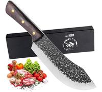 JASON 30cm Coltello da cucina professionale Coltelli da Chef Coltello per la carne Coltello per tritare per Barbecue Campeggio Attività all'aperto
