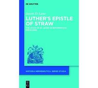 Jason D. Lane Luther's Epistle of Straw (Copertina rigida)