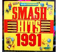 JASON DONOVAN.CHARLATANS.KYLIE MINOGUE. PRODIGY.BROS.OCEANIC.NKOTB.ERASURE.ROXETTE.KLF - SMASH HITS 1991. 40 MEGA HUGE HITS. 1991 DOUBLE VINYL LP IN GATEFOLD SLEEVE (NOT CD)