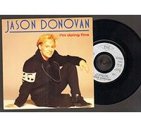 JASON DONOVAN - I'M DOING FINE 7 INCH (7" VINYL 45) UK PWL 1990
