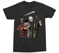 Jason Freddy Selfie Venerdì 13 Incubo Sulla Elm Street Maglietta 72-305