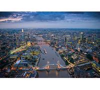 Jason Hawkes London Maxi Poster, in Legno, Colore: Multicolore