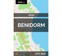 Jason Patrick Bates Benidorm, Spain - City Map (Tascabile)