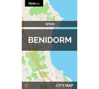 Jason Patrick Bates Benidorm, Spain - City Map (Tascabile)