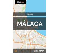 Jason Patrick Bates Málaga, Spain - City Map (Tascabile)