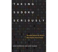 Jason Rosenhouse Laura Taalman Taking Sudoku Seriously (Copertina rigida)