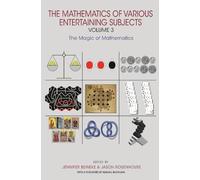 Jason Rosenhouse The Mathematics of Various Entertaining Subjects (Tascabile)