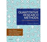 Jason S. Wrench Candice Thomas-Maddox Vi Quantitative Research Metho (Tascabile)