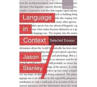Jason Stanley Language in Context (Tascabile)