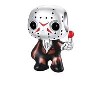 Jason Voorhees, ciondolo horror per Halloween, in argento Sterling 925, compatibile con ciondoli Pandora e molti altri braccialetti con ciondoli del Regno Unito.