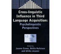 Jasone Cenoz Cross-Linguistic Influence in Third Language Acq (Copertina rigida)