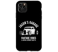 Jason's Garage Hotrod Classic Car Design personalizzato Custodia per iPhone 11 Pro Max