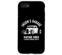 Jason's Garage Hotrod Classic Car Design personalizzato Custodia per iPhone SE (2020) / 7 / 8