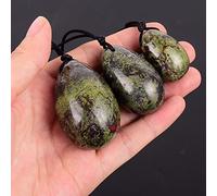 Jasper Egg Wand Natural Stone Crystal Ball Massaggiatore for esercizi, 40x25 mm ZoCzkgzd (Color : 3 Pcs No Box)
