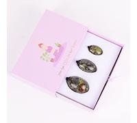 Jasper Egg Wand Natural Stone Crystal Ball Massaggiatore for esercizi, 40x25 mm ZoCzkgzd (Color : 3 Pcs Set Have Box)