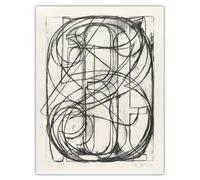 Jasper Johns Poster《0 Attraverso 9, ca.1975》Arte della Parete Jasper Johns Pittura su Tela e Stampe per la Decorazione del Soggiorno di casa Immagine 50x70cmx1 Senza Cornice