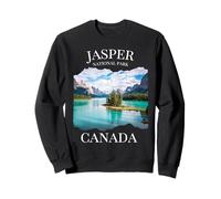 Jasper National Park Canada Escursionisti Montagne Souvenir Uomini Felpa