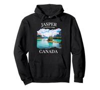 Jasper National Park Canada Escursionisti Montagne Souvenir Uomini Felpa con Cappuccio