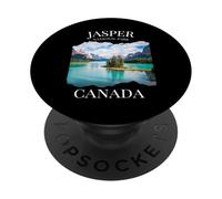 Jasper National Park Canada Escursionisti Montagne Souvenir Uomini PopSockets PopGrip Adesivo