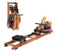 JASPORT R3 vogatore pieghevole in legno di quercia con display LCD abilitato Bluetooth, compatibile con Kinomap, serbatoio dell'acqua da 28 l, portata fino a 150 kg, sedile ergonomico, supporto per