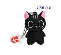 JASTER Cartoon Cat USB Flash Drive Usb Pendrive Et 4GB 8GB 16GB 32GB 64GB Mini USB 3.0 Bulk Gift Usb Memory Stick U Disk