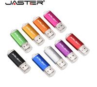 JASTER Nuovo Creativo Con Portachiavi USB 2.0 Flash Drive 128GB 64GB 32GB 16GB 8GB 4GB 128MB Pendrive Moda 9 Colori U Stick Regalo
