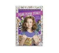 JASURYWO I R I Dear Dumb Diary, poster estetico da parete, decorazione artistica da parete vintage su tela, poster decorativo per soggiorno, camera da letto, 50 x 75 cm, senza cornice