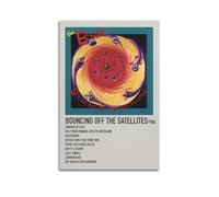 JASURYWO I R I I B-52s Album Bouncing Off The Satellites Poster estetico da parete decorazione artistica da parete vintage su tela decorativa poster per soggiorno camera da letto (60 x 90 cm) senza