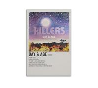 JASURYWO I R I The Killers Day & Age Poster estetico da parete decorazione artistica da parete vintage tela decorativa poster per soggiorno camera da letto 40 x 60 cm senza cornice