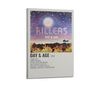 JASURYWO I R I The Killers Day & Age Poster estetico da parete decorazione artistica da parete vintage tela decorativa poster per soggiorno camera da letto 20 x 30 cm, stile cornice