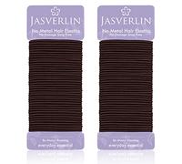 JASVERLIN Elastici per capelli marroni sottili, piccoli e sottili, 2 mm, accessori per capelli per ragazze, donne e bambini, antiscivolo, non tirano, per capelli spessi da fini a medi, 80 pezzi