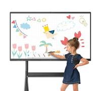 JASZDOT 55'' Smart Board, 4K UHD Lavagna Interattiva Digitale PC Touchscreen 8 GB RAM, 128 GB ROM Android13 per Aula, Casa, Ufficio e Studio Supporto WiFi, HDMI, Bluetooth