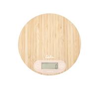 Jata Hogar HBAL1110 - Bilancia da cucina digitale in bambù. Capacità: 5 kg. Display LCD. Bilancia da cucina con funzione Tara. 1 batteria inclusa. Multifunzionale. Elevata precisione