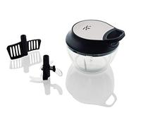 Jata Hogar HMAQ4501 - Mini tritacarta, frullatore manuale Master Cut in acciaio inox a 3 altezze Per tutti i tipi di alimenti. Pala per frullare, mescolare ed emulsionare