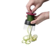 JATA HOGAR HMAQ4508 - Tagliaverdure a spirale per verdure, grattugia per verdure. Spaghetti Zucchine macchina manuale. 4 lame in acciaio inox. Diversi tagli. Pasta vegetale