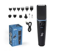 JATA JBCP3538 - Rasoio da uomo. Tagliare i capelli Trim Barba Senza Cavo. Ricaricabile con USB. 6 pettini guida. 120 min uso senza cavo. Lame in acciaio inox. Include accessori