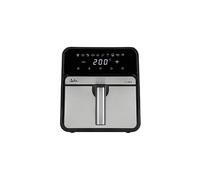 JATA JEFR1242 FRIGGITRICE AD ARIA, capacità 8 l, Max potenza 2100 W a 200 °C, Nero, Argento