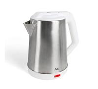 JATA JEHA1723 - Bollitore elettrico, 2 l, 1500 W, massima velocità di cottura, corpo in acciaio inox, senza fili, coperchio ribaltabile, indicatore del livello dell'acqua