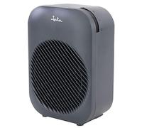 JATA TV55G - Riscaldatore elettrico con termostato regolabile. 2000 W. 2 Potenze di Calore e Ventilatore. Riscaldamento rapido. Anti-ribaltamento. Protezione surriscaldamento. Colore grigio