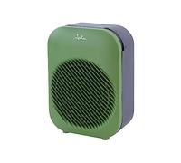 JATA TV55V - Riscaldatore elettrico con termostato regolabile. 2000 W. 2 Potenze di Calore e Ventilatore. Riscaldamento rapido. Anti-ribaltamento. Protezione surriscaldamento. Colore verde