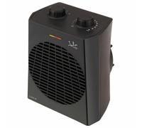 JATA TV74 - Riscaldatore da bagno elettrico con termostato regolabile, 2000 W, 2 potenze di calore e ventilatore, riscaldamento rapido, protezione surriscaldamento, maniglia per il trasporto
