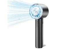 JATEKA Ventilatore manuale piccolo, mini ventilatore USB, batteria 4000 mAh, con effetto sacchetto di ghiaccio