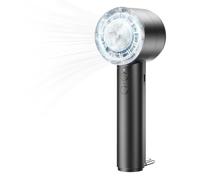 JATEKA Ventilatore portatile con batteria da 4000mAh - Ricaricabile con funzione impacco freddo e 5 livelli di velocità, ideale per lo sport, lo smartphone, i viaggi, l’ufficio e la casa