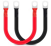 JatilEr 2 Cavi BateríA Da 12 V M8, Cavi Di BateríA Di 30 cm, Cavo Di BateríA Di Coche Da 35 mm, Cobre Puro, Cavi Di BateríA Da 12 V Resistenti, Para Motocicleta, BateríA Solar De Coche
