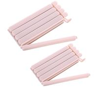 jatimdotin 10 Pezzi Chiudi Sacchetti, 15/12 cm Mollette Chiudi Sacchetti Clip, Chiudi Sacchetti Cucina Riutilizzabile, per Cucina Caramelle Snack Noci Patatine(Rosa)