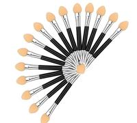 jatimdotin 15 Pcs Pennello Ombretto Occhi, Applicatore Ombretto, Doppia Testa Pennello per Ombretto in Spugna, Bellezza Attrezzo di Trucco per Ombretto e Altri Dettagli del Viso