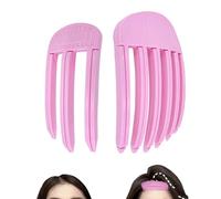 jatimdotin 2 PCS Pinze per Capelli, Clip Del Volume Per Radici, Volume per l'attaccatura dei Capelli, Clip per Sollevamento Radici dei Capelli per Corona Alta (Viola)