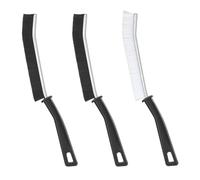 jatimdotin Spazzola per Pulire delle Fessure, 3 PCS Spazzola per Piastrelle per Fughe, Spazzola Multifunzione per Dettagli, Spazzola per Pulire Doccia con Setole Dure per Cucina e Bagno