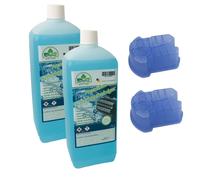 JaTop Pulitore Testina di Rasatura E Cartuccia Detergente Adatto per Braun Clean